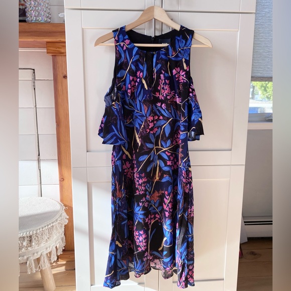 Anthropologie Maeve Open Shoulder Dress - Picture 2 of 7